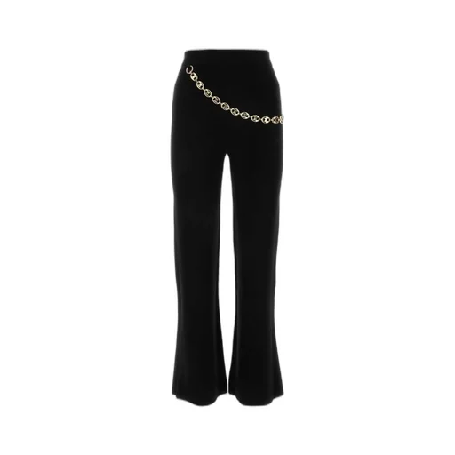 Paco Rabanne Chainmail-Detailed Straight Leg Trousers