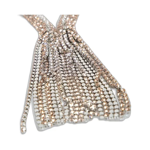 Paco Rabanne Rhinestone Dangling Detailed Necklace