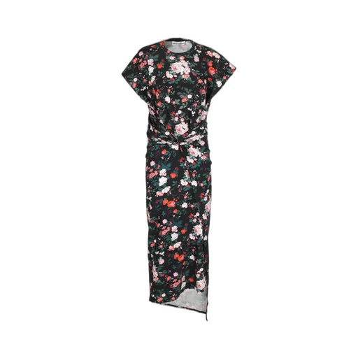 Paco Rabanne Floral Printed Short-Sleeved