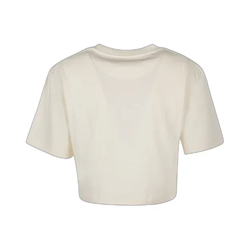Paco Rabanne Logo Embroidered Cropped T-Shirt