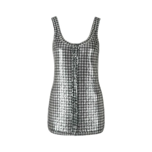 Paco Rabanne Metallic Effect Sleeveless Top