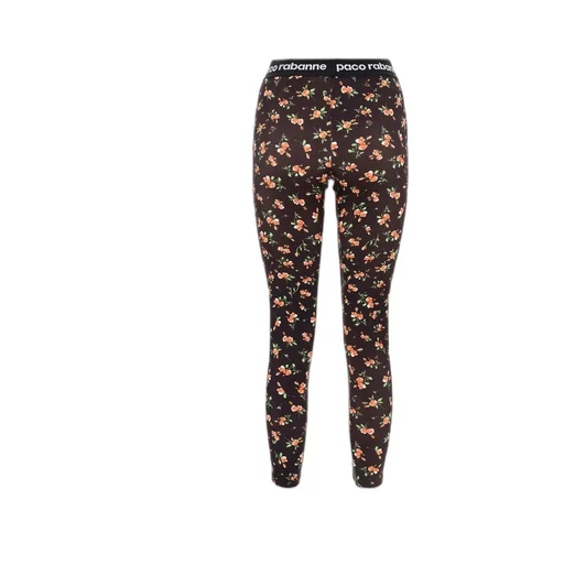 Paco Rabanne Floral Printed Leggings