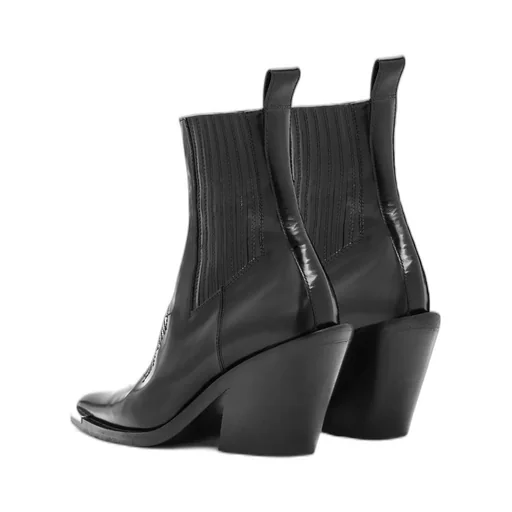 Paco Rabanne Pointed-Toe Chelsea Heeled Boots