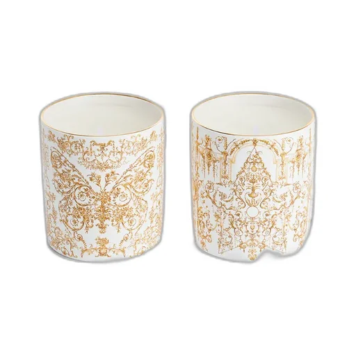 Set Of Two Scented Mini Candles: Sapin CyprÈS And Griotte Gingembre