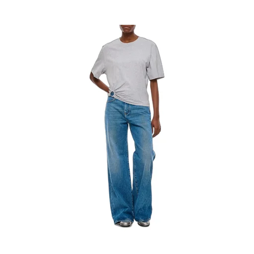 Paco Rabanne Gathered-Detailed Crewneck T-Shirt