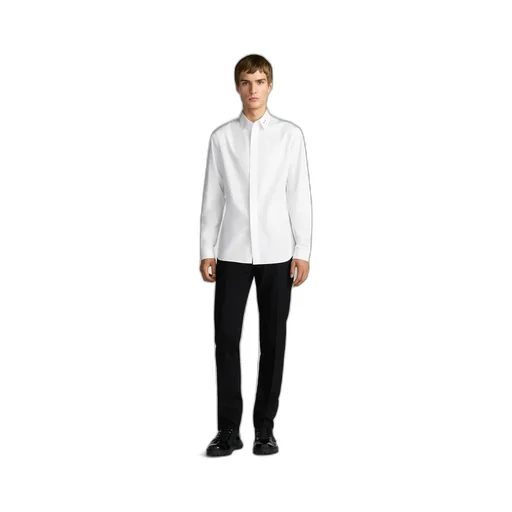Shirt With Dior Embroidery