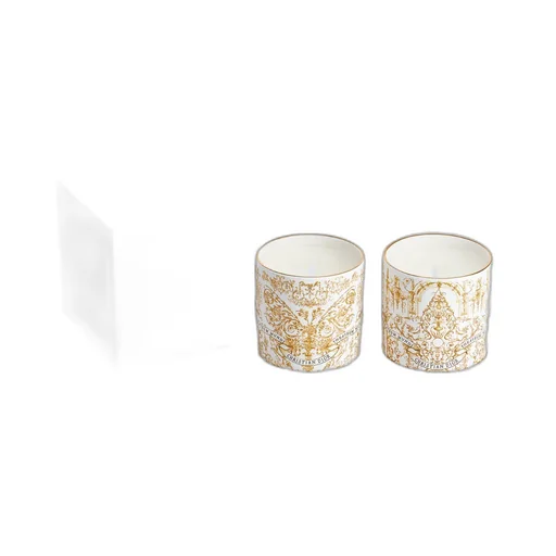 Set Of Two Scented Mini Candles: Sapin CyprÈS And Griotte Gingembre