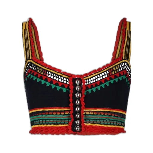 Paco Rabanne Crochet Crop Top