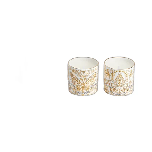 Set Of Two Scented Mini Candles: Sapin CyprÈS And Griotte Gingembre