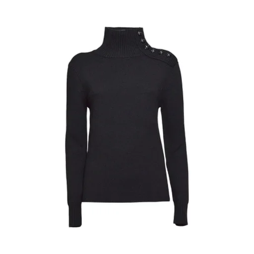 Paco Rabanne Roll-Neck Knitted Jumper