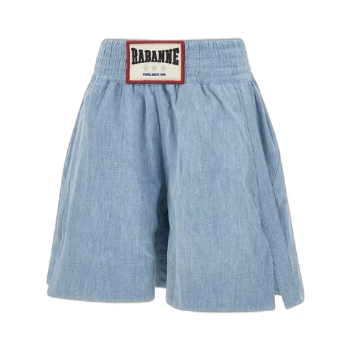 Paco Rabanne Denim Bermuda Shorts