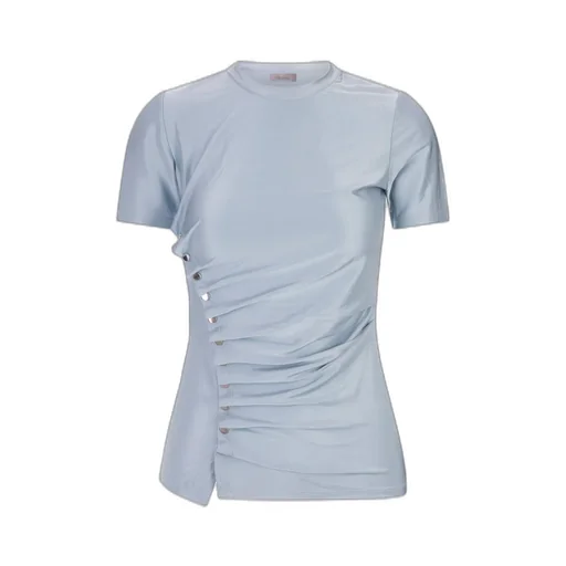 Paco Rabanne	Draped Crewneck Top