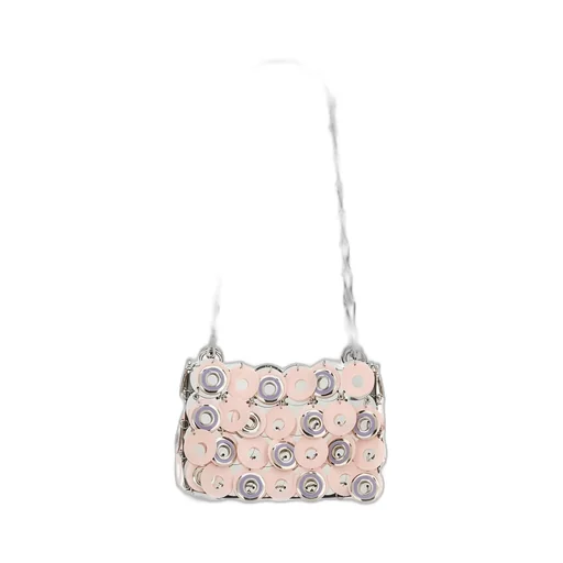 Paco Rabanne Sparkle Discs Chain-Linked Shoulder Bag