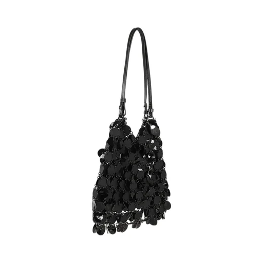 Paco Rabanne Disc Embellished Top Handle Bag