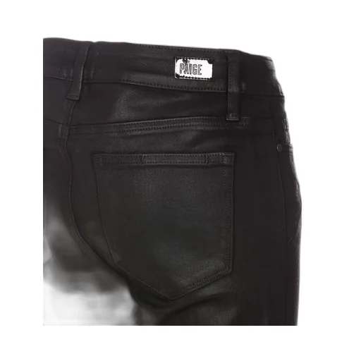 Paige Claudine Coated Flared Slim-Cut Jeans