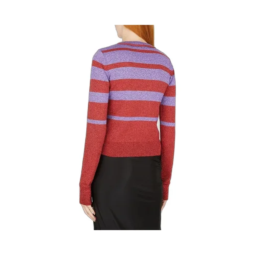 Paco Rabanne Metallic Striped Knitted Sweater