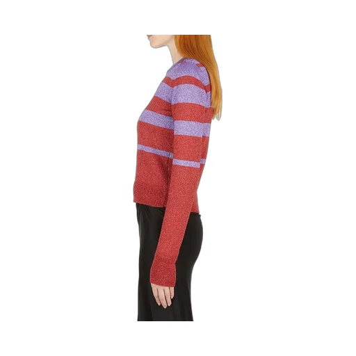 Paco Rabanne Metallic Striped Knitted Sweater