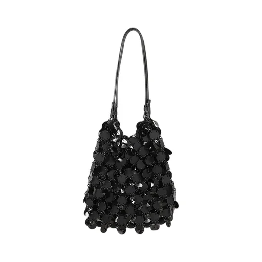 Paco Rabanne Disc Embellished Top Handle Bag