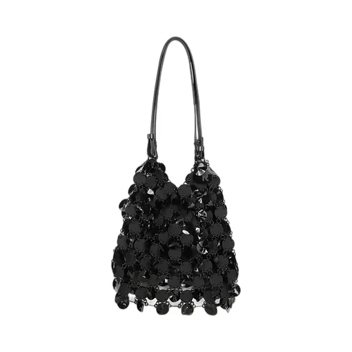 Paco Rabanne Disc Embellished Top Handle Bag