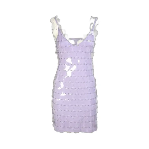 Paco Rabanne Sequin-Embellished Sleeveless Mini Dress