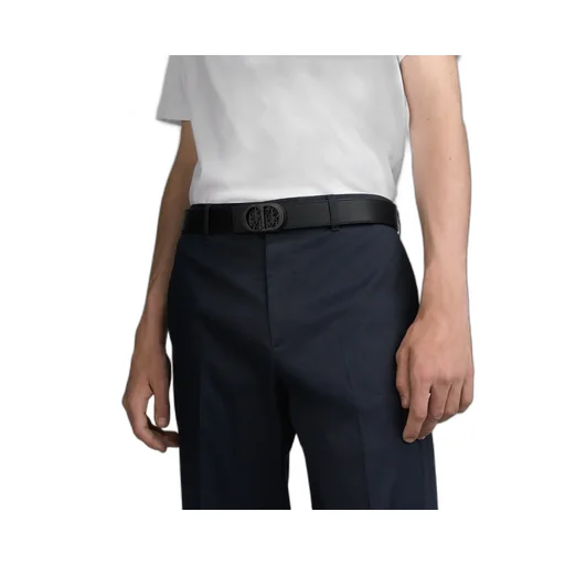 Cd Icon Dior Oblique Cosmo Belt Buckle