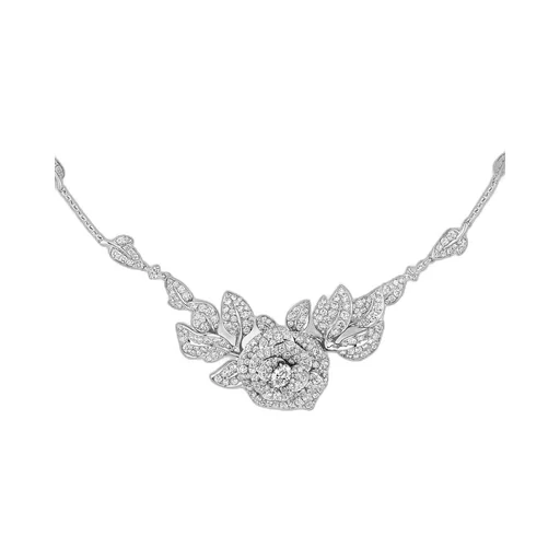 Large Rose Dior Bagatelle Necklace