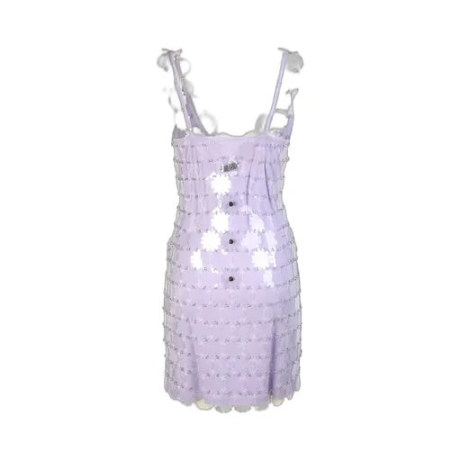 Paco Rabanne Sequin-Embellished Sleeveless Mini Dress