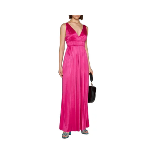 P.A.R.O.S.H. V-Neck Sleeveless Maxi Dress