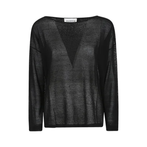 P.A.R.O.S.H. Sheer V-Neck Sweater