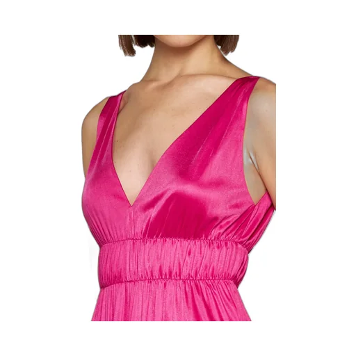 P.A.R.O.S.H. V-Neck Sleeveless Maxi Dress
