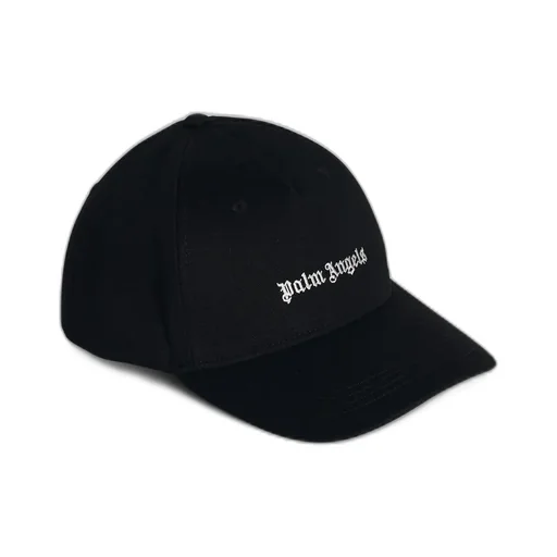 Palm Angels Logo Embroidered Baseball Cap