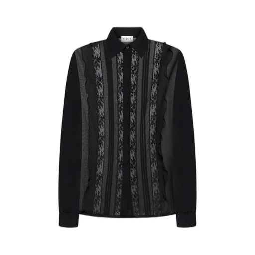P.A.R.O.S.H. Lace-Detailed Long-Sleeved Shirt