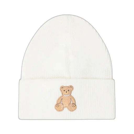 Palm Angels Bear Patch Knitted Beanie