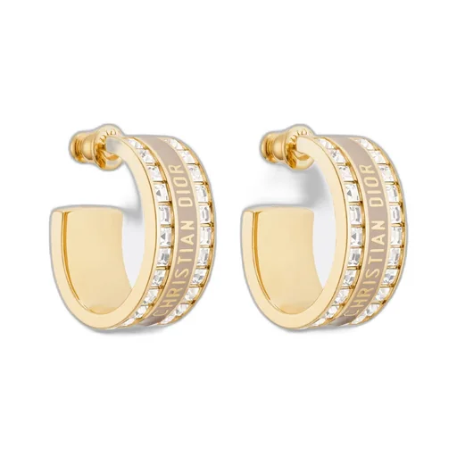 Dior Night Code Hoop Earrings