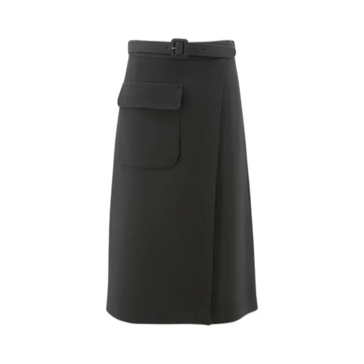 P.A.R.O.S.H. Belted Pocket Detailed Skirt