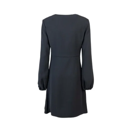 P.A.R.O.S.H. Abito Long-Sleeved V-Neck Keyhole Dress