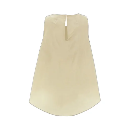 P.A.R.O.S.H. Pimpy Pleated Detail Sleeveless Top