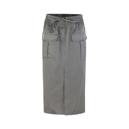P.A.R.O.S.H. Cargo Taffeta Midi Skirt