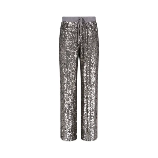 P.A.R.O.S.H. Sequin Embellished Wide-Leg Pants
