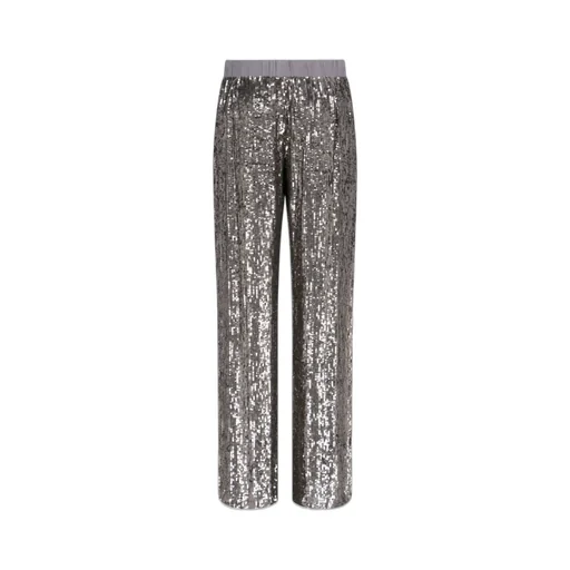 P.A.R.O.S.H. Sequin Embellished Wide-Leg Pants