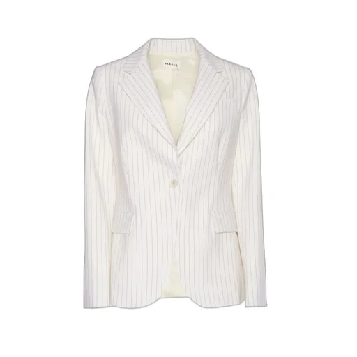 P.A.R.O.S.H. Striped Single-Breasted Blazer