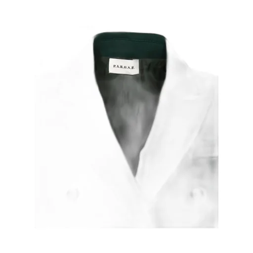 P.A.R.O.S.H. Double-Breasted Cropped Blazer