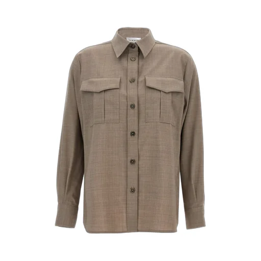 P.A.R.O.S.H. Slub-Texture Button-Up Shirt