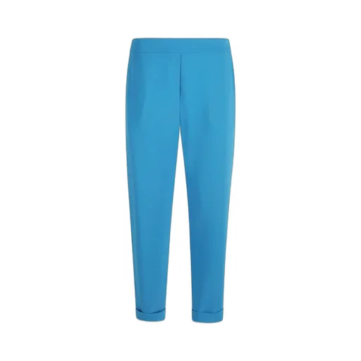 P.A.R.O.S.H. Mid-Rise Turn-Up Hem Tapered Trousers