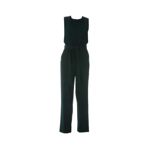 P.A.R.O.S.H. Sleeveless Tied-Waist Crewneck Jumpsuit