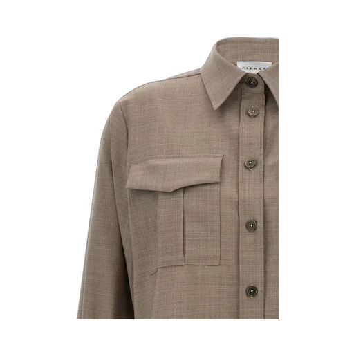 P.A.R.O.S.H. Slub-Texture Button-Up Shirt
