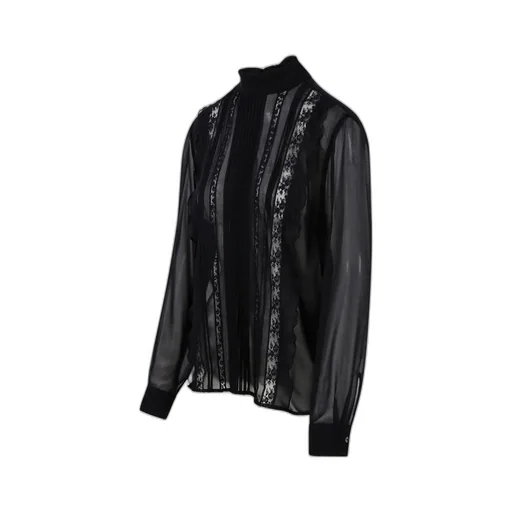 P.A.R.O.S.H. Scarf Detailed High-Neck Blouse