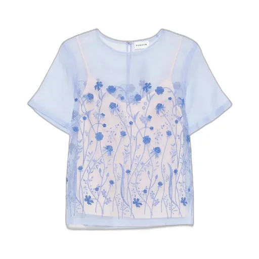 P.A.R.O.S.H. Layered Floral Embellished Top