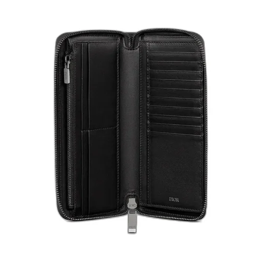 Long Vertical Zipped Wallet