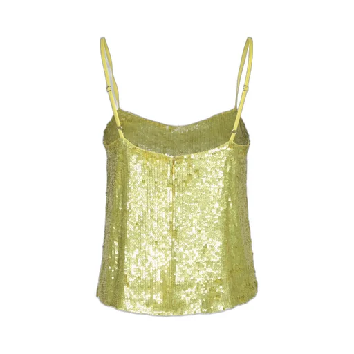 P.A.R.O.S.H. Sequin-Embellished Spaghetti Strap Top